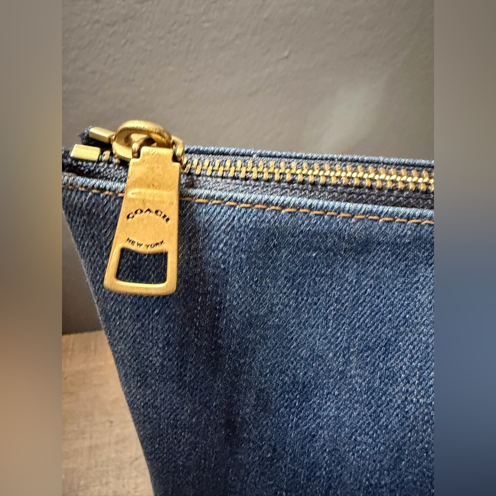 Coach Denim Taylor Tote - Picture 6 of 13